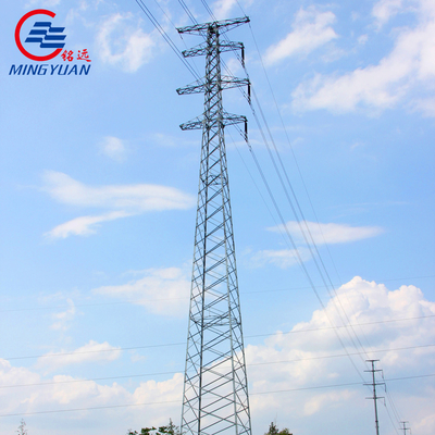 132kv Elektryczna wieża przesyłowa Wysokie napięcie Wysokie napięcie