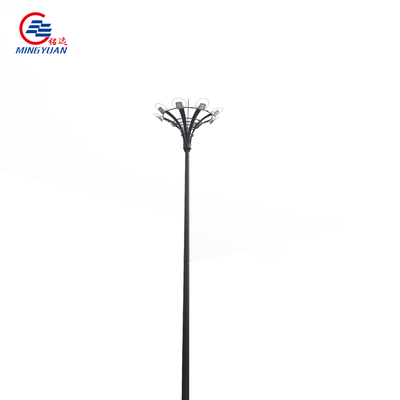 15-55m High maszt Solar Street Light Q235b Ocynkowany słup z automatycznym systemem podnoszenia