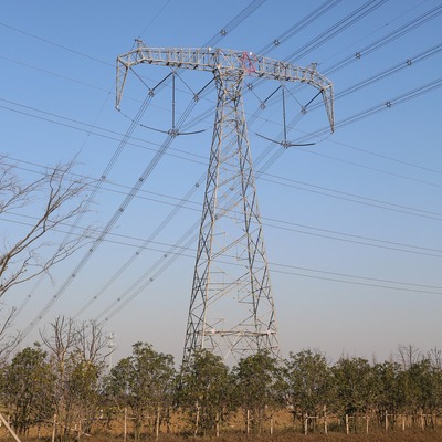 Ocynkowane linie elektroenergetyczne Q235b Wieża kątowa wysokiego napięcia