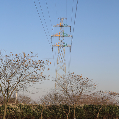 Ocynkowane linie elektroenergetyczne Q235b Wieża kątowa wysokiego napięcia