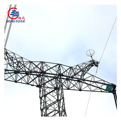 Ocynkowana ogniowo stalowa wieża średniego napięcia do linii elektrycznej