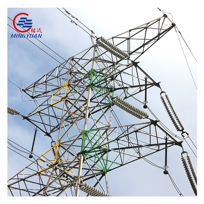 Wieża przesyłowa energii elektrycznej wysokiego napięcia Ocynkowana Q345 ASTM A123