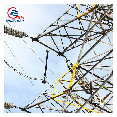 Wieża przesyłowa energii elektrycznej wysokiego napięcia Ocynkowana Q345 ASTM A123