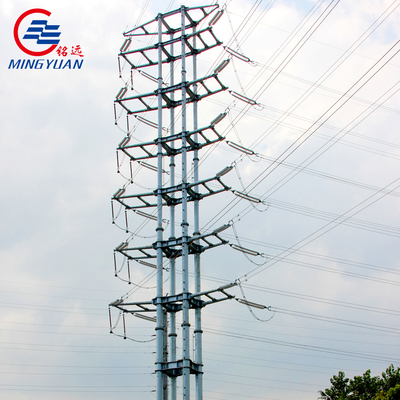 Wysokonapięciowa elektryczna transmisja napowietrzna Moc 550 kV Kąt kraty Wysokie napięcie Q460