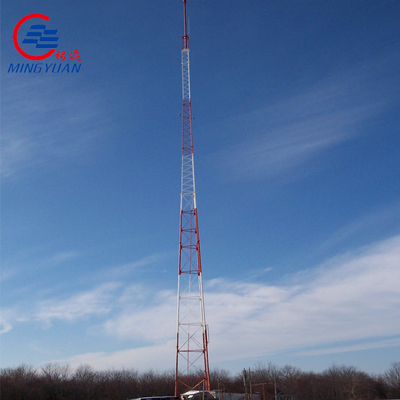Ocynkowana trójkątna samonośna wieża komórkowa 30m 45m 60m Antena transmisyjna GSM Q355B