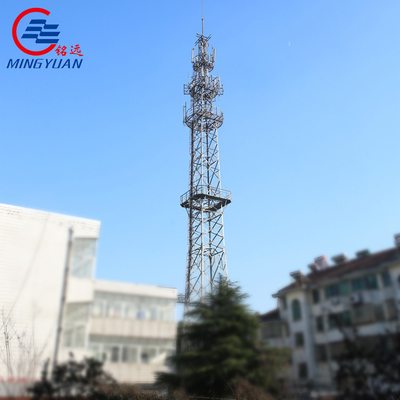 Ocynkowana trójkątna samonośna wieża komórkowa 30m 45m 60m Antena transmisyjna GSM Q355B