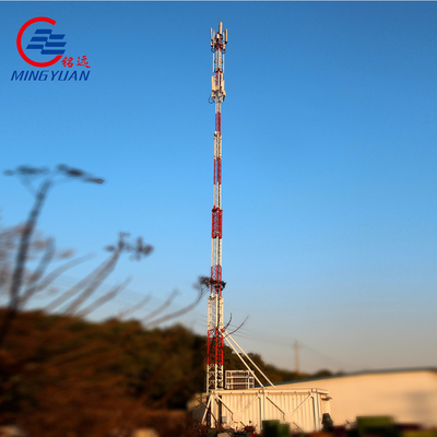 Ocynkowana trójkątna samonośna wieża komórkowa 30m 45m 60m Antena transmisyjna GSM Q355B