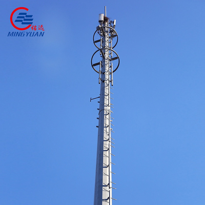 GR65 SS400 Telekomunikacyjne wieże kątowe ze stali ocynkowanej Ośmiokątna wielokątna rura
