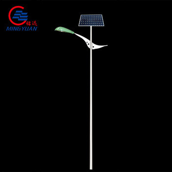 Ocynkowana stalowa latarnia uliczna Słup Zewnętrzna lampa parkowa z wysokim masztem LED Solar ANSI