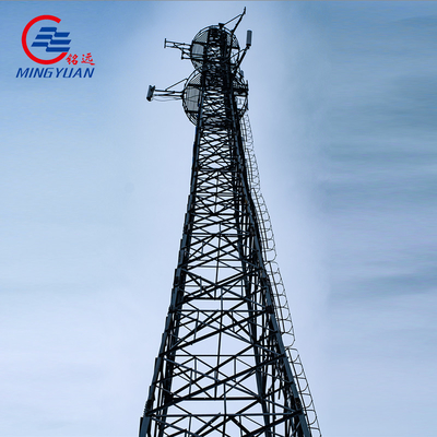 60 ft Telecom Wielostronny wieża 4 nogi kątowa wieża telekomunikacyjna Gsm stalowa wieża z akcesoriami