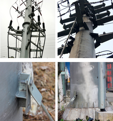 Wysokonapięciowa wieża podwójnej obwodu 66 Kv napięcie